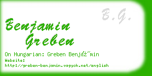 benjamin greben business card